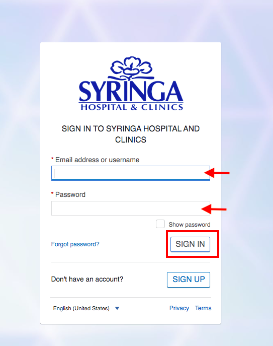 Syringa General Hospital Patient Portal