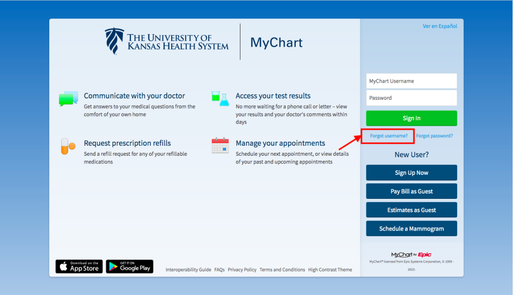University Of Kansas Hospital Patient Portal