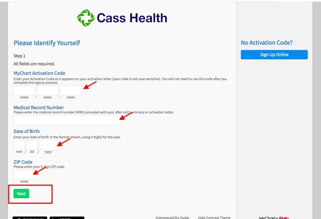 Cass County Memorial Hospital Patient Portal
