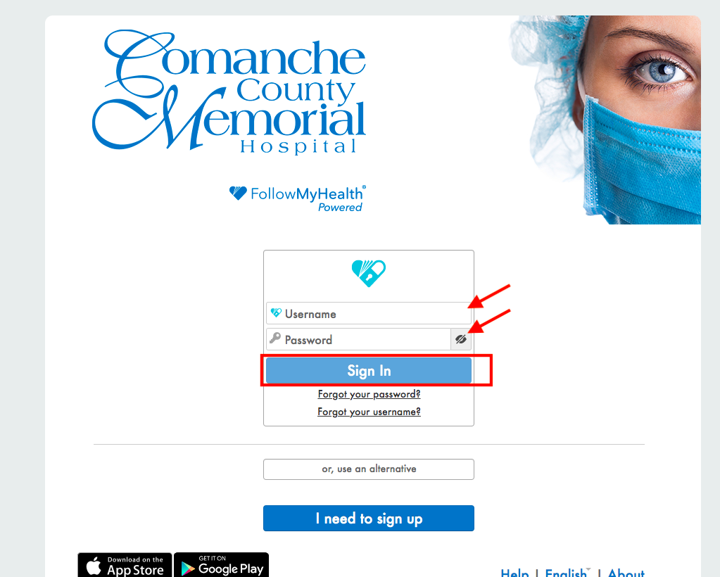 Comanche County Hospital Patient Portal