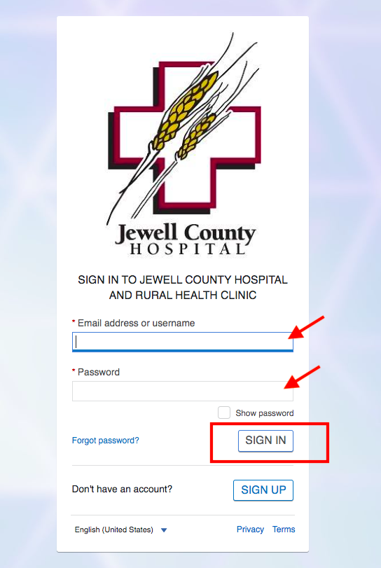 Jewell County Hospital Patient Portal