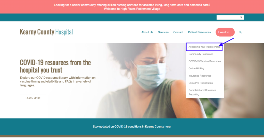 Kearny County Hospital Patient Portal