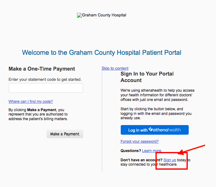 Graham County Hospital Patient Portal