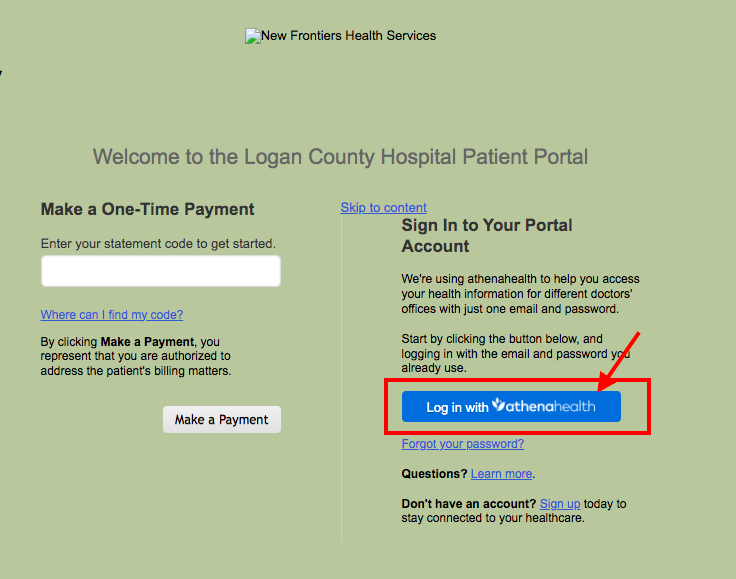 Logan County Hosptial Patient Portal