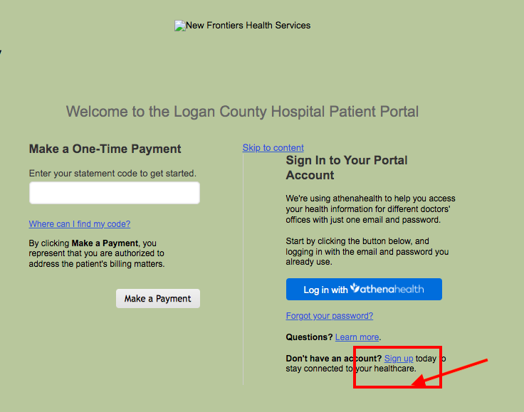 Logan County Hosptial Patient Portal