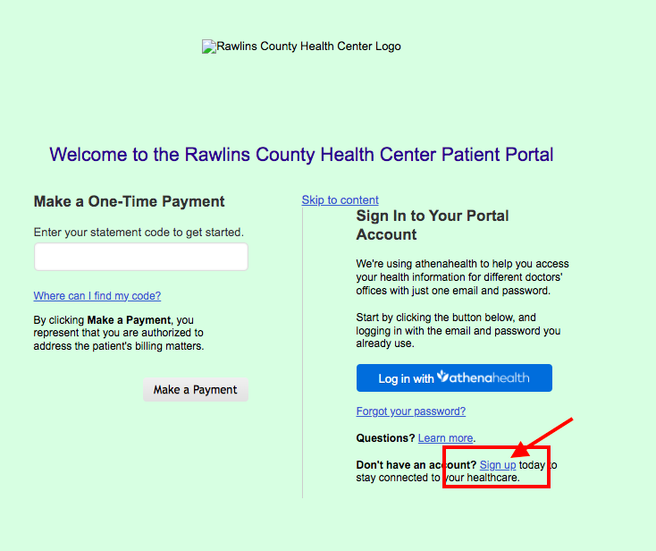 Rawlins County Health Center Patient Portal