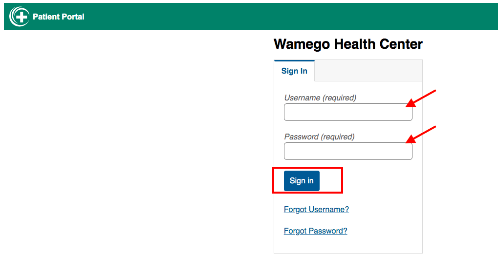 Wamego Health Center Patient Portal