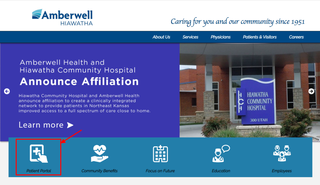 Hiawatha Community Hospital Patient Portal
