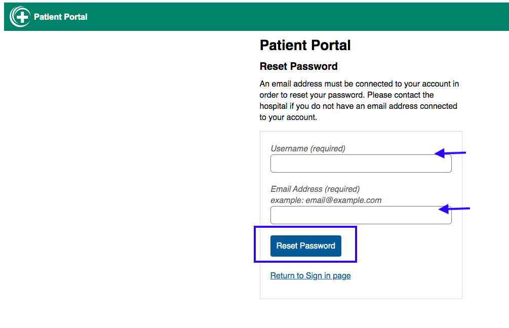 Rush County Memorial Hospital Patient Portal
