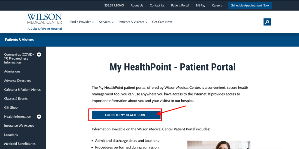 Wilson Medical Center Patient Portal