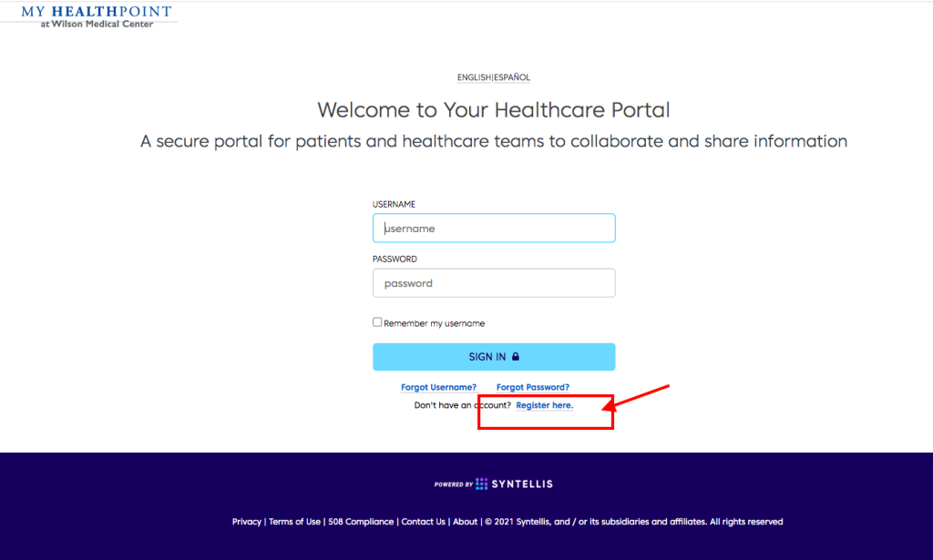 Wilson Medical Center Patient Portal