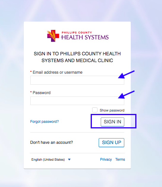 Phillips County Hospital Patient Portal