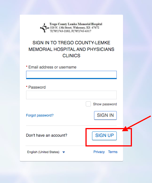 Trego County Lemke Memorial Hospital Patient Portal