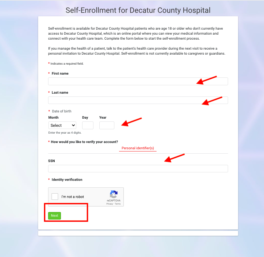 Decatur County Hospital Patient Portal