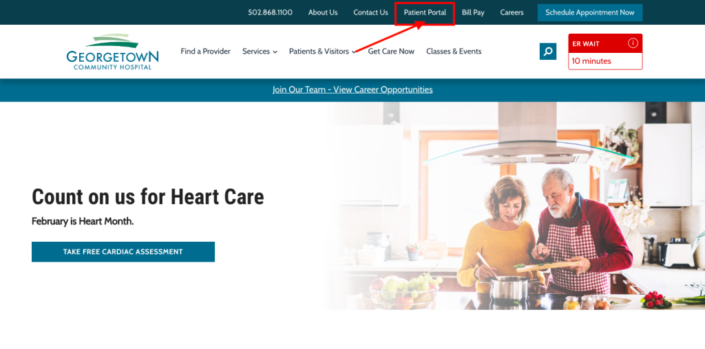 Georgetown Community Hospital Patient Portal