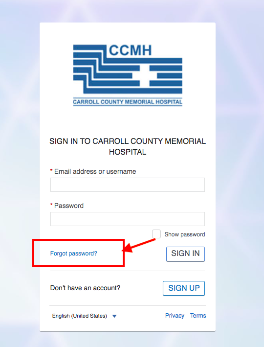 Carroll County Memorial Hospital Patient Portal