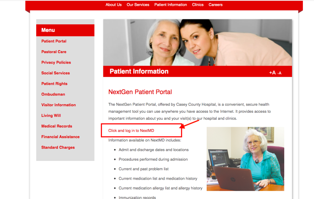 Casey County Hospital Patient Portal