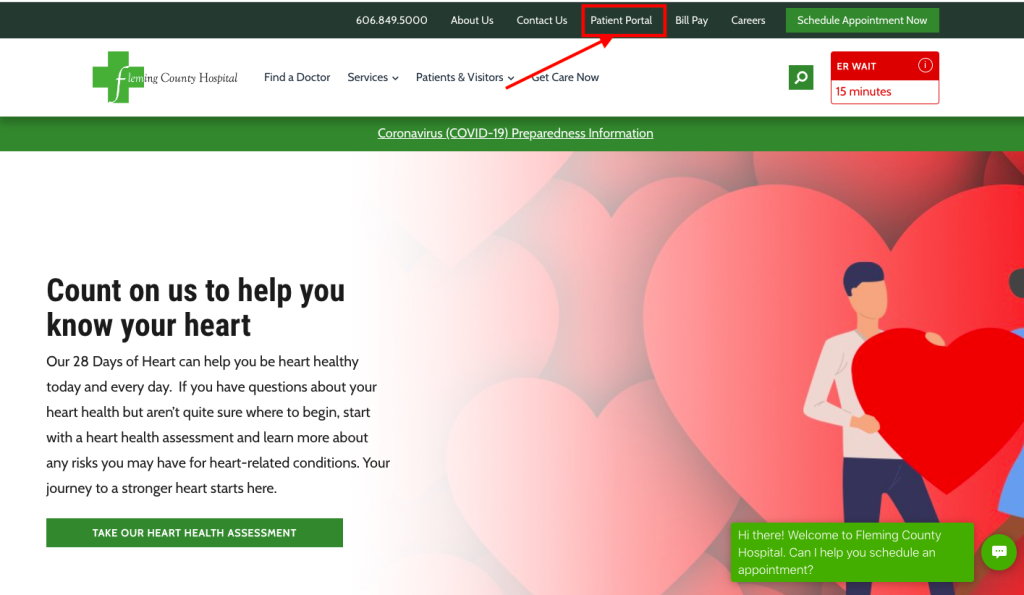 Fleming County Hospital Patient Portal
