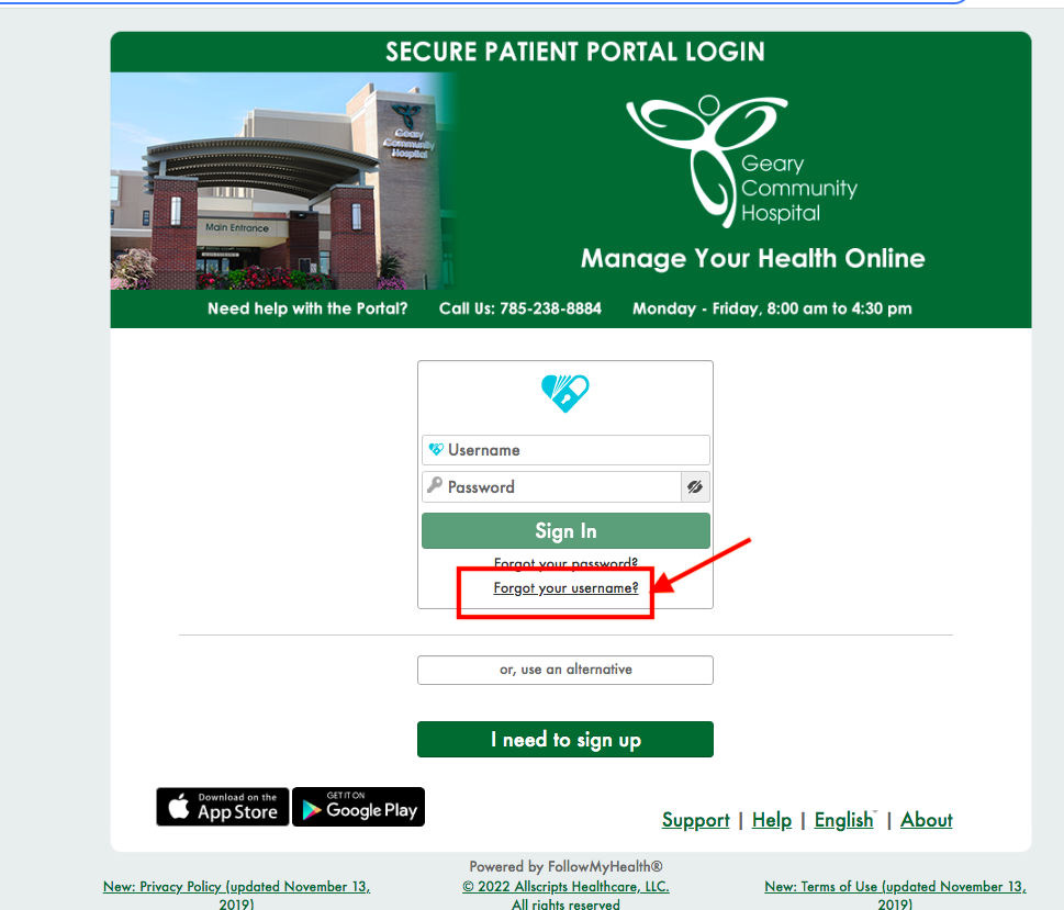 West Calcasieu Cameron Hospital Patient Portal