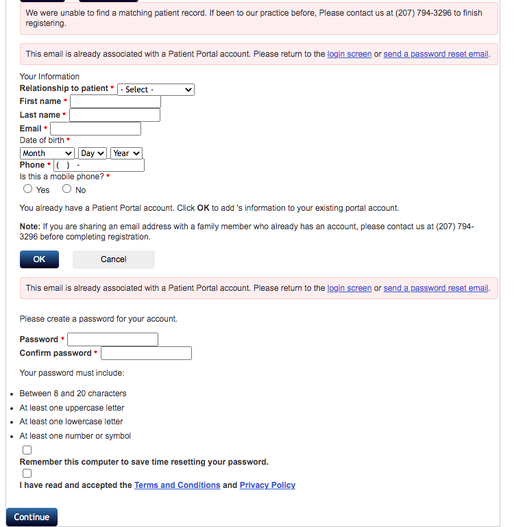 Penobscot Valley Hospital Patient Portal