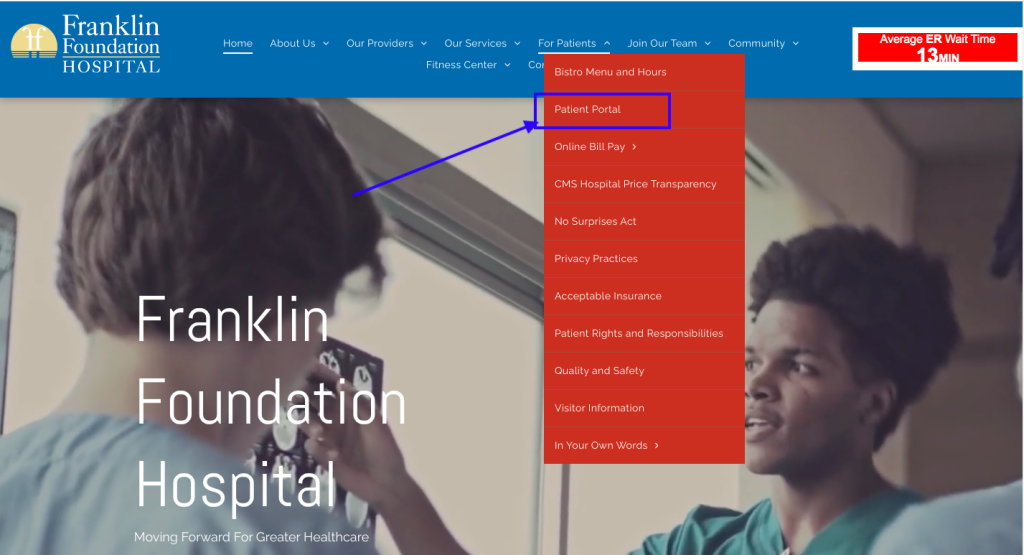 Franklin Foundation Hospital Patient Portal 