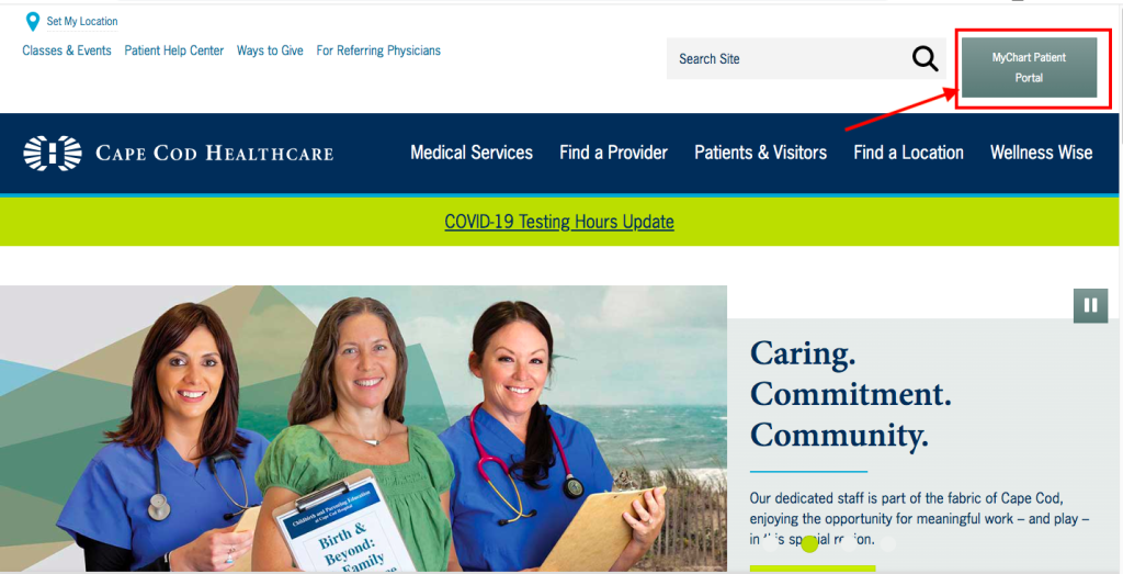 Cape Cod Healthcare Patient Portal
