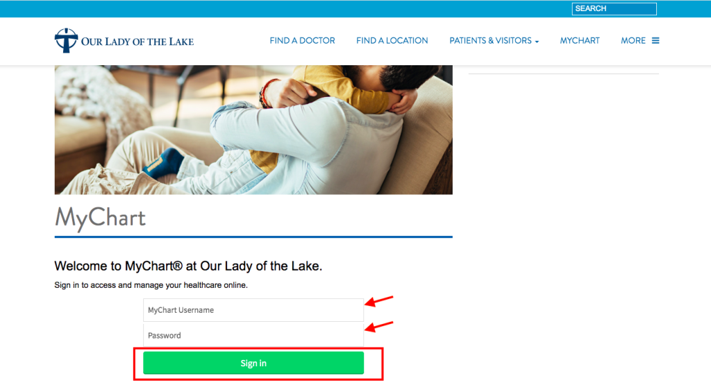 Assumption Community Hospital Patient Portal 