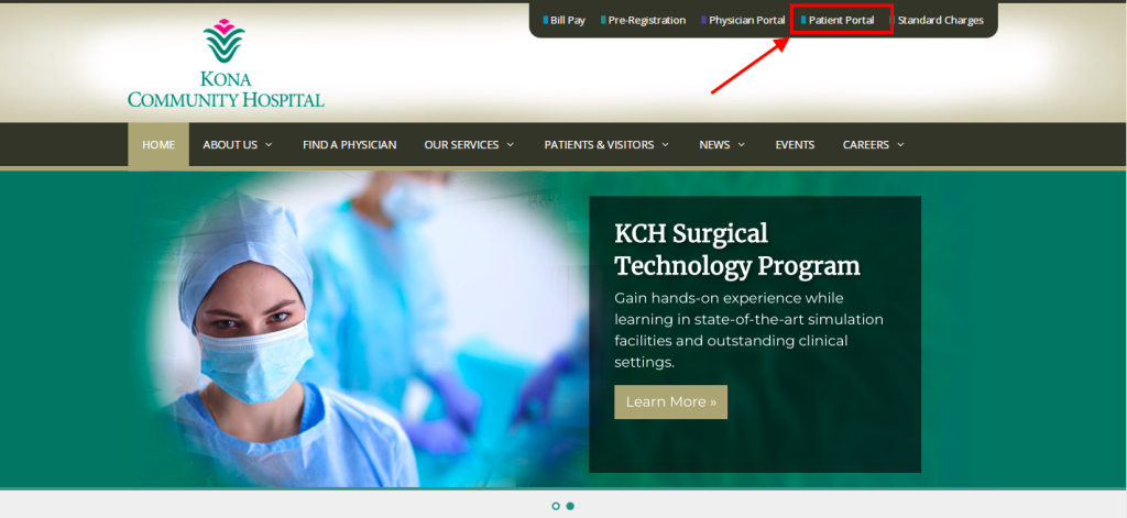 Kona Community Hospital Patient Portal