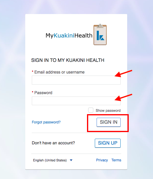 Kuakini Medical Center Patient Portal