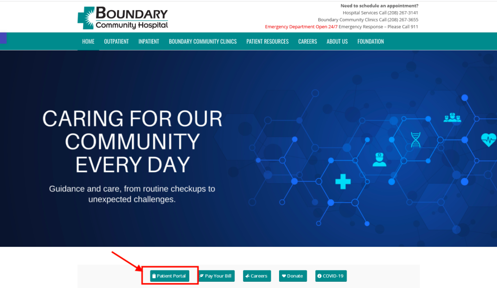 Boundary Community Hospital Patient Portal
