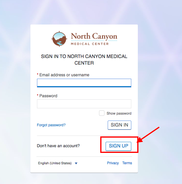 North Canyon Medical Center Patient Portal
