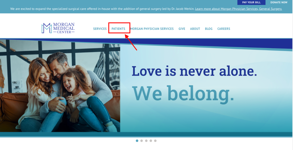 Morgan Medical Center Patient Portal
