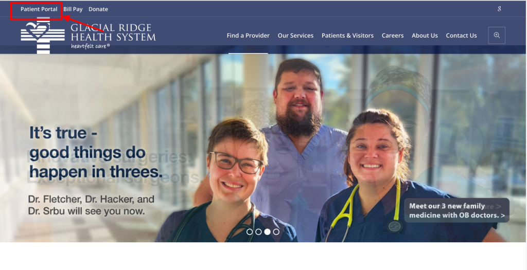 Glacial Ridge Hospital Patient Portal