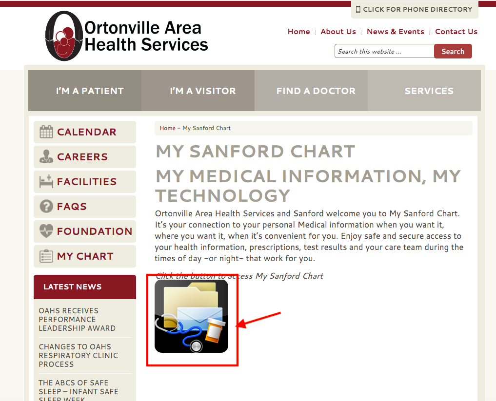 Ortonville Area Health Services Patient Portal