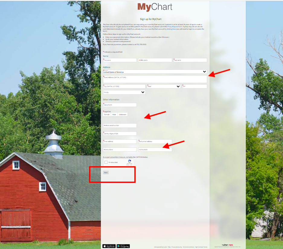 North Valley Health Center Patient Portal