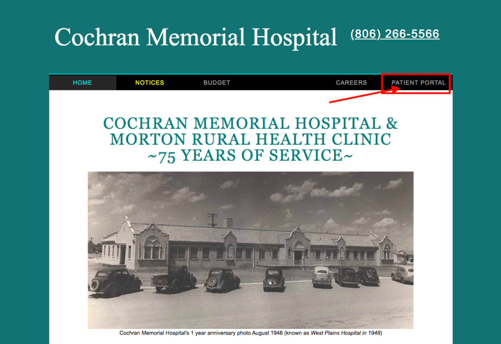 Cochran Memorial Hospital Patient Portal