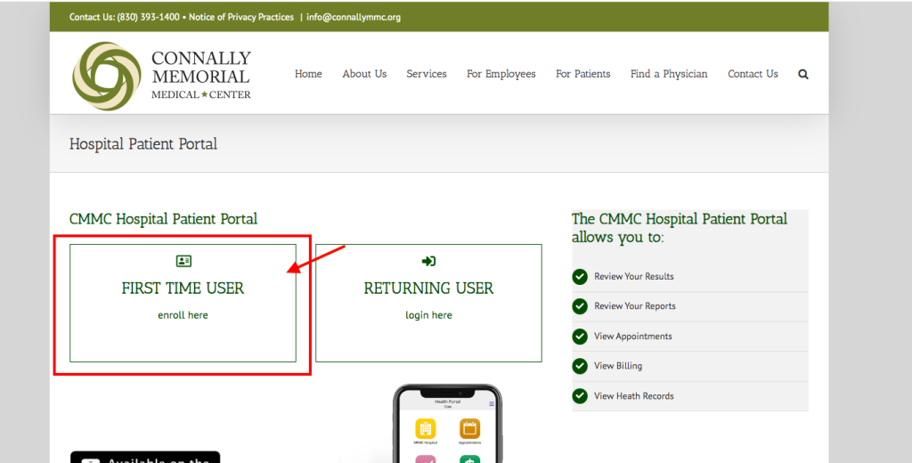 Connally Memorial Medical Center Patient Portal