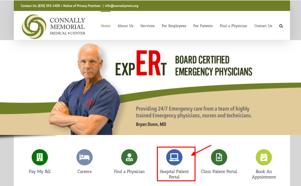 Connally Memorial Medical Center Patient Portal