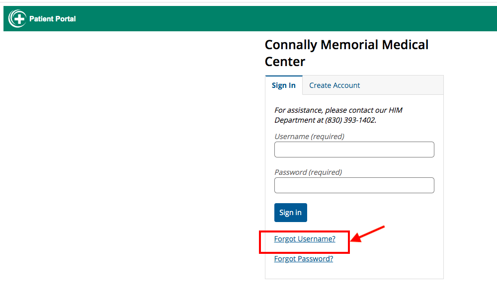 Connally Memorial Medical Center Patient Portal