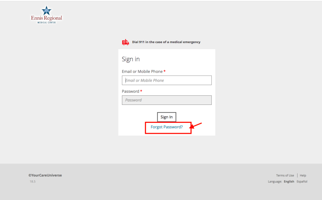 Ennis Regional Medical Center Patient Portal