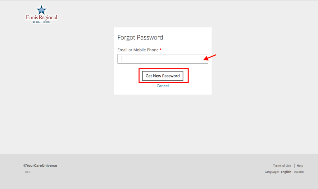 Ennis Regional Medical Center Patient Portal