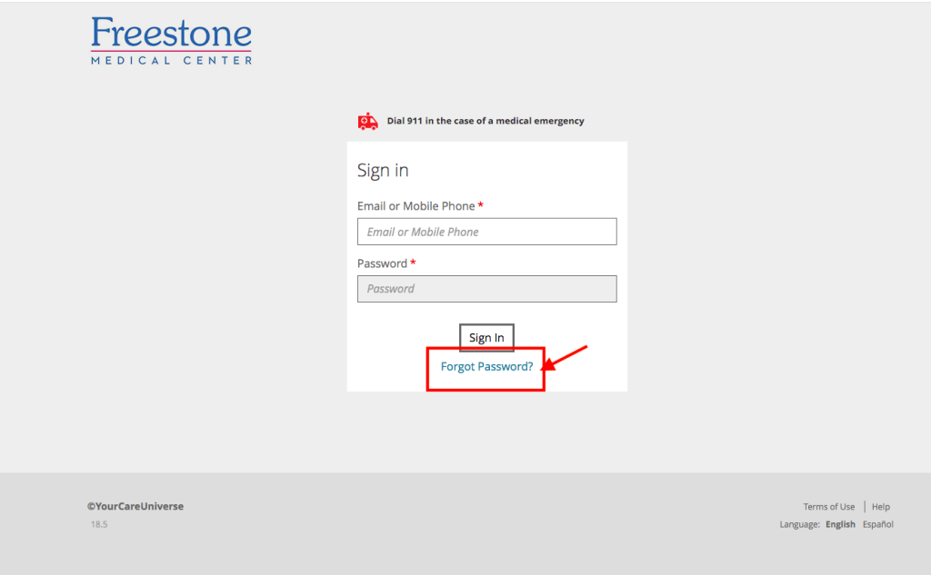 Freestone Medical Center Patient Portal