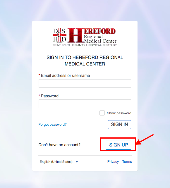 Hereford Regional Medical Center Patient Portal