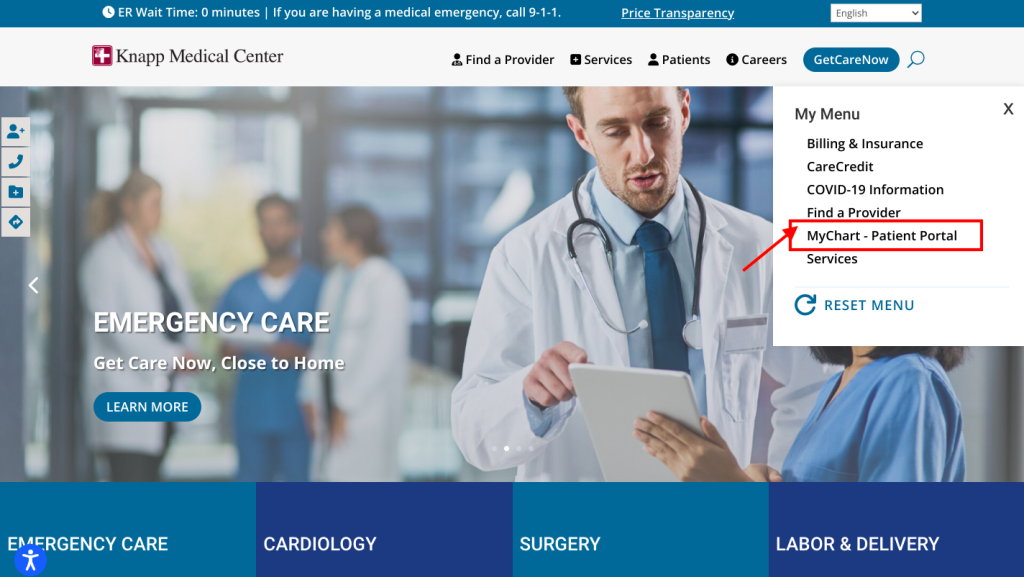 Knapp Medical Center Patient Portal