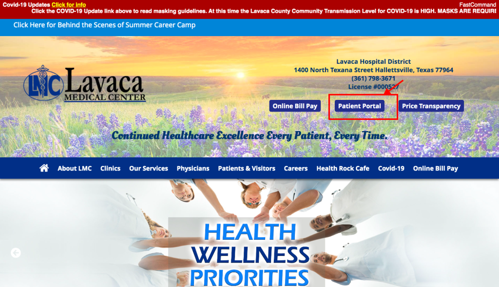 Lavaca Medical Center Patient Portal 