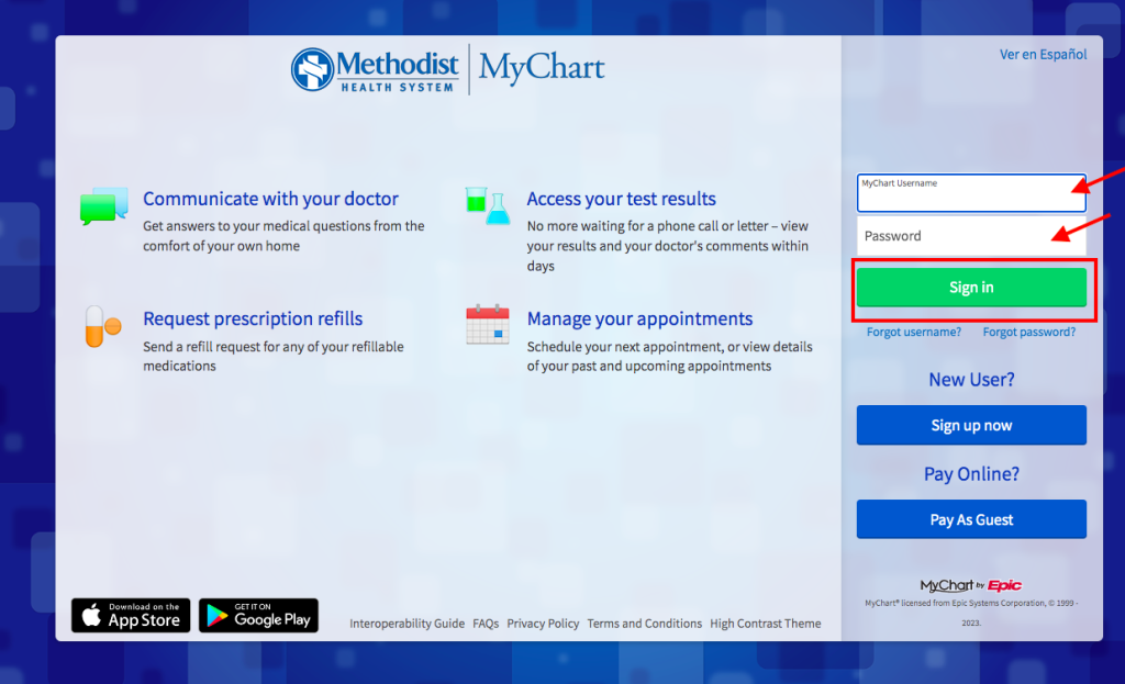 Methodist Charlton Medical Center Patient Portal