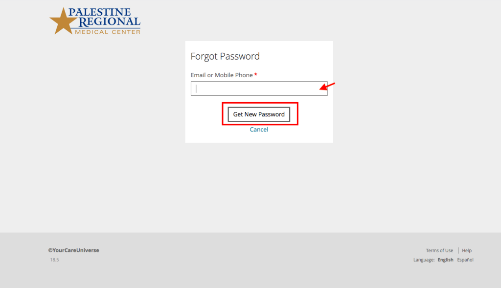Palestine Regional Medical Center Patient Portal