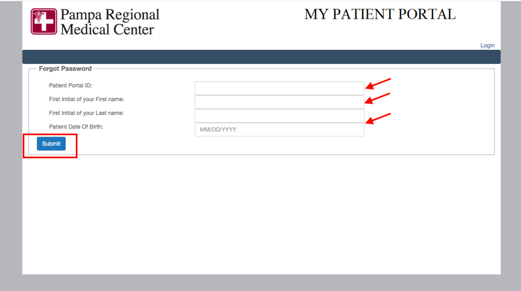 Pampa Regional Medical Center Patient Portal