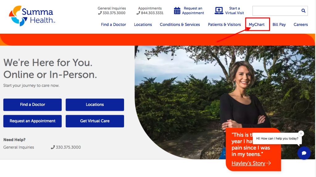 Summa Health System Patient Portal