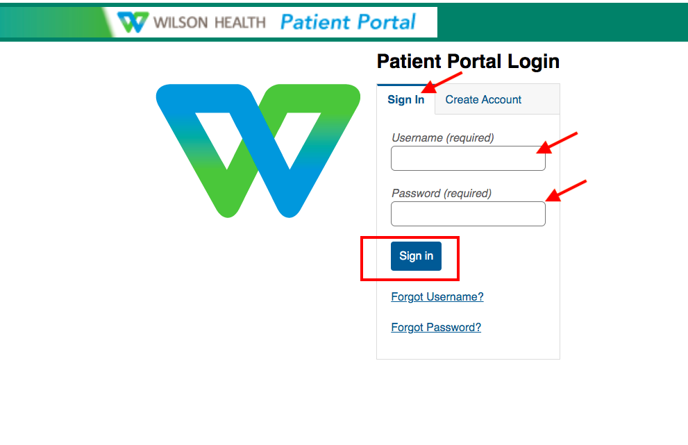 Wilson Memorial Hospital Patient Portal